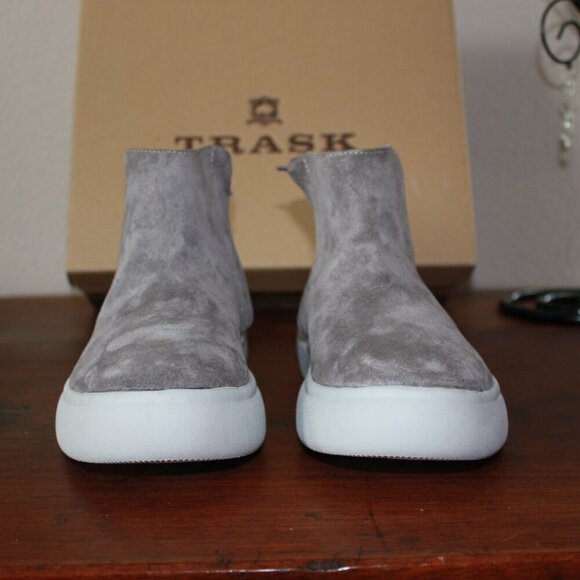 Trask Lila Italian Suede Ankle Boot Size 6.5 - Picture 2 of 7